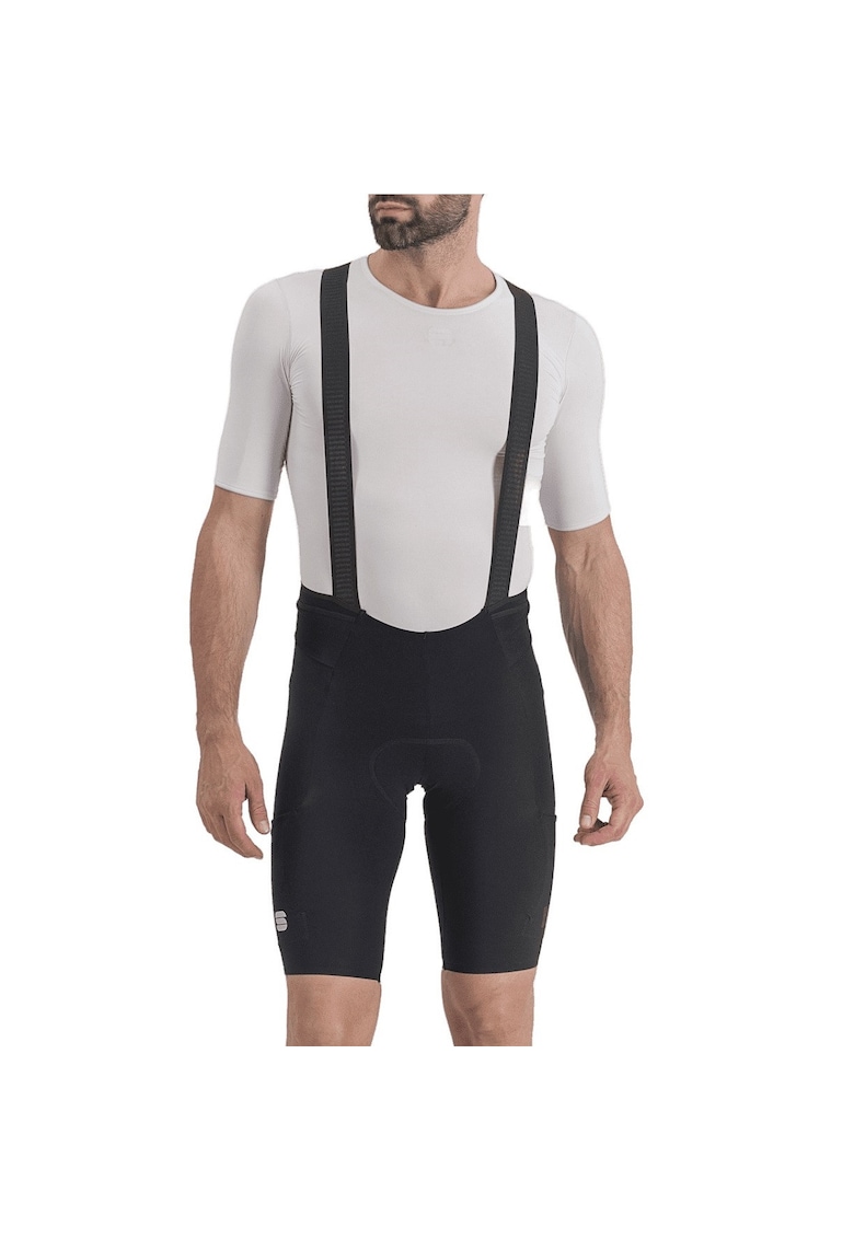 Pantaloni scurti ciclism cu bretele barbati Ultra