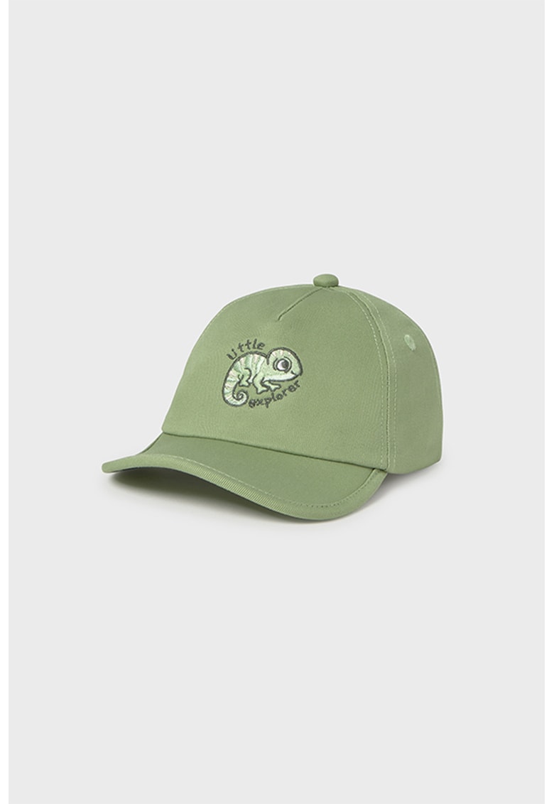 Sapca baseball cu banda velcro - Verde masliniu prafuit