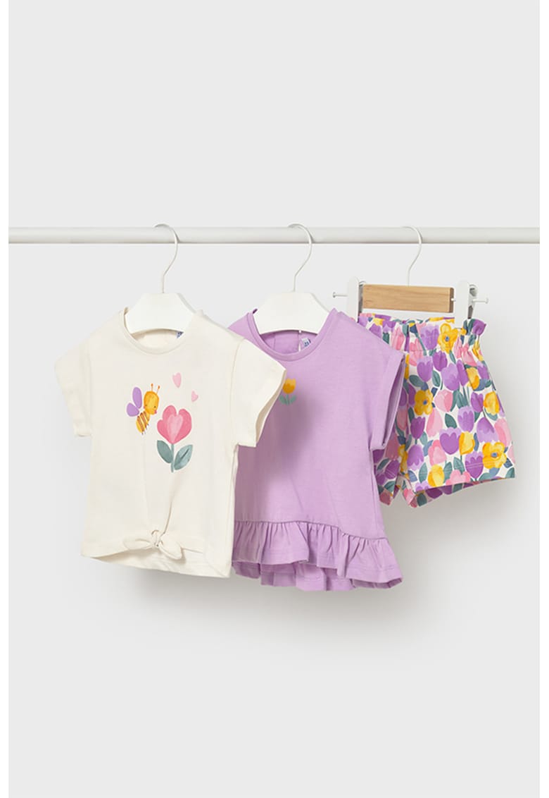 Set bumbac - 69875 - Verde/Galben/Violet