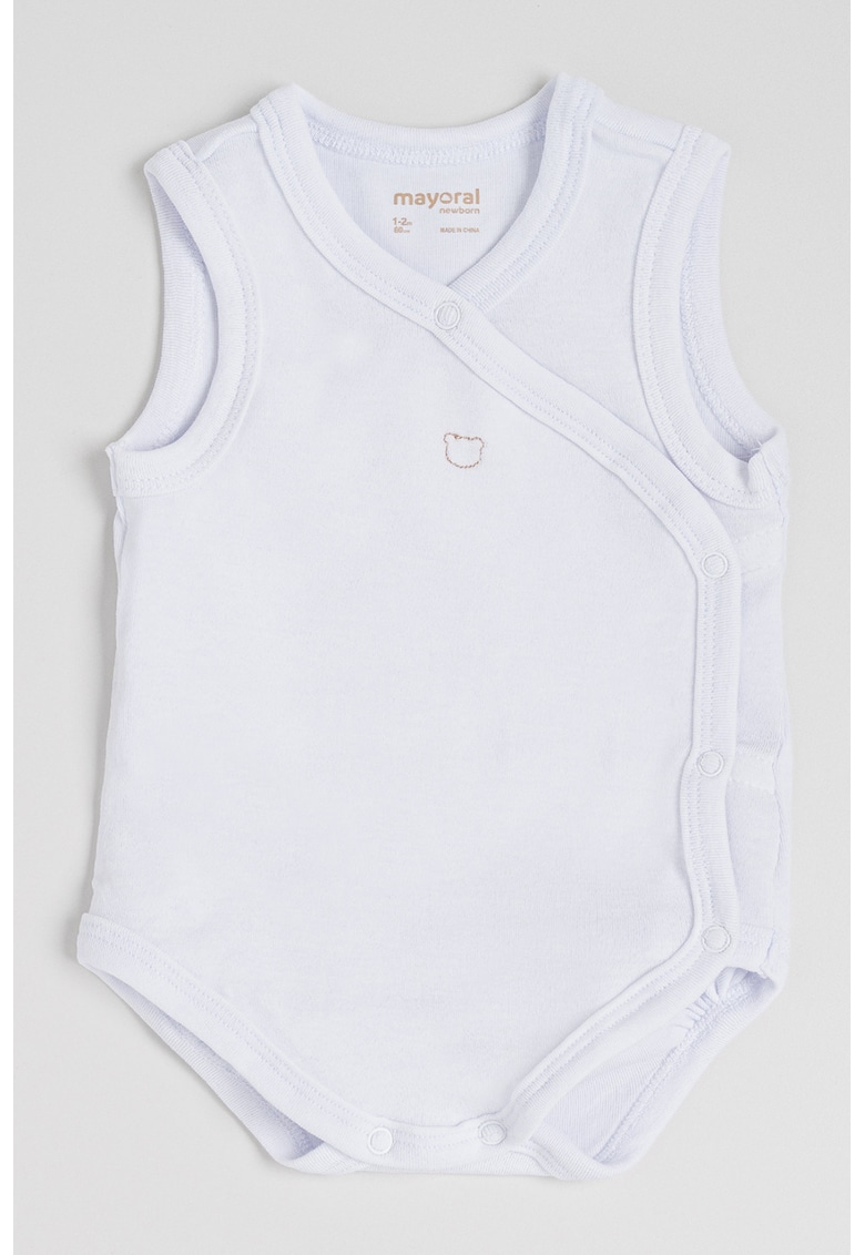 Body din amestec de bumbac - Alb optic