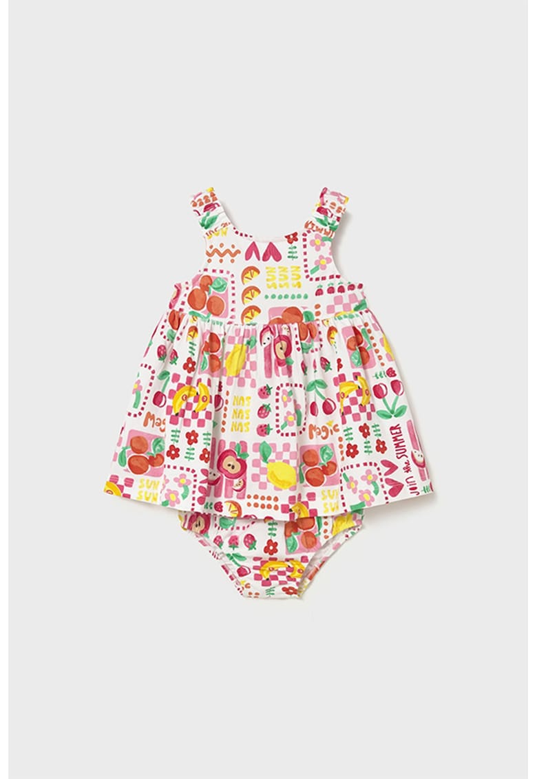 Rochie cu imprimeu si chilotei - Multicolor