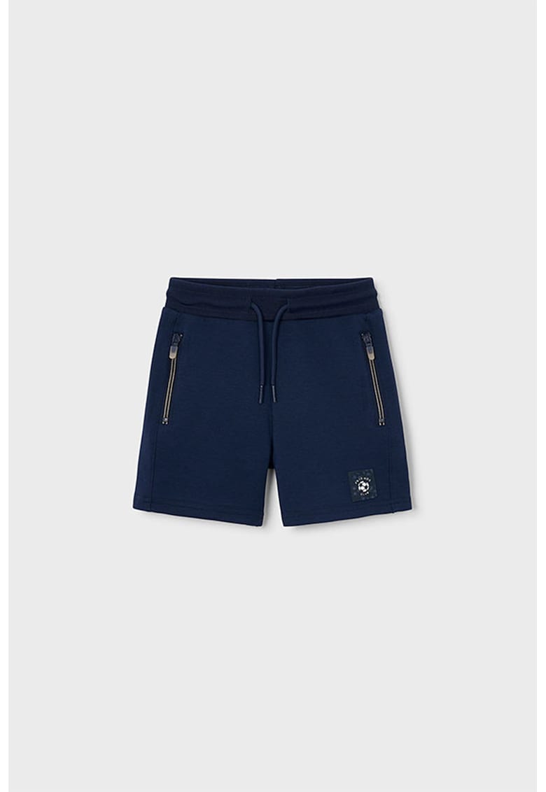 Pantaloni scurti de trening cu buzunare cu fermoar