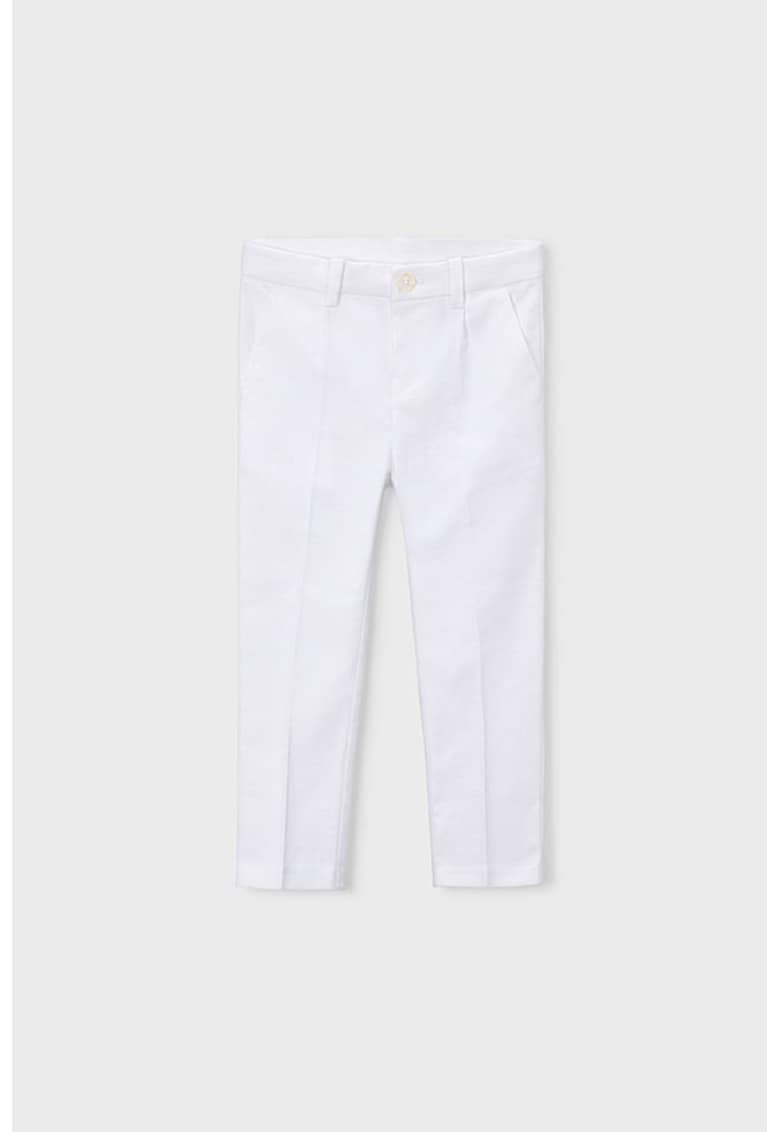 Pantaloni regular fit - Alb