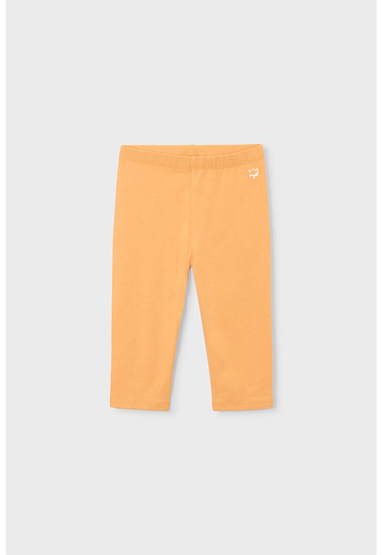 Colanti 3/4 cu talie elastica - Portocaliu pal