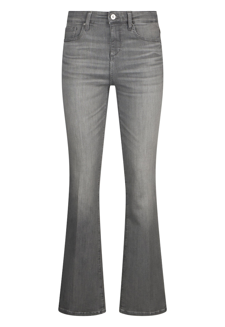 Blugi bootcut cu talie inalta - Gri