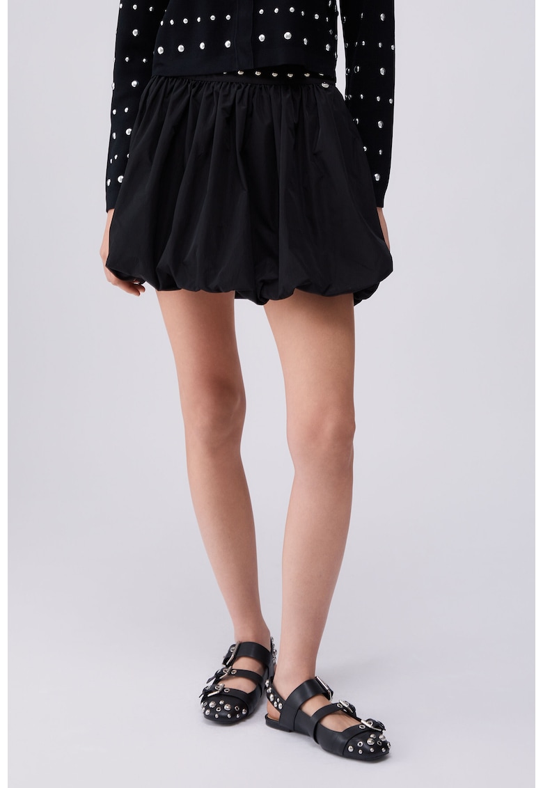 Fusta mini cu buzunare - Negru