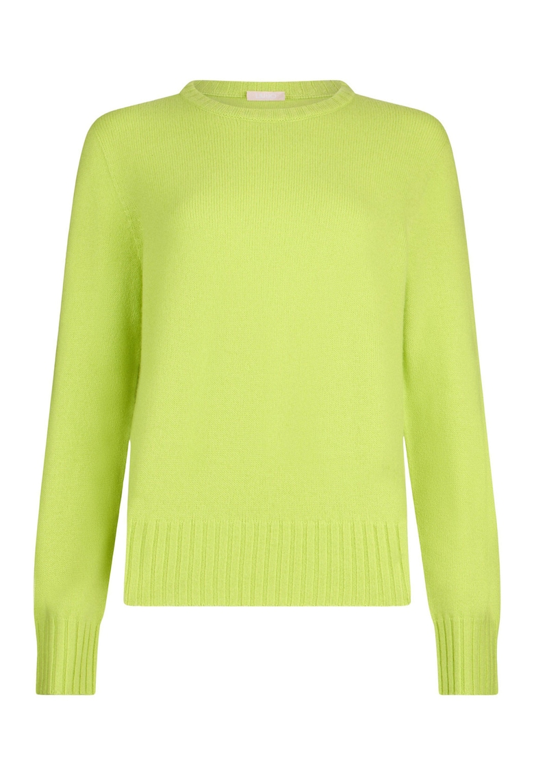 Pulover de lana si casmir - Verde lime