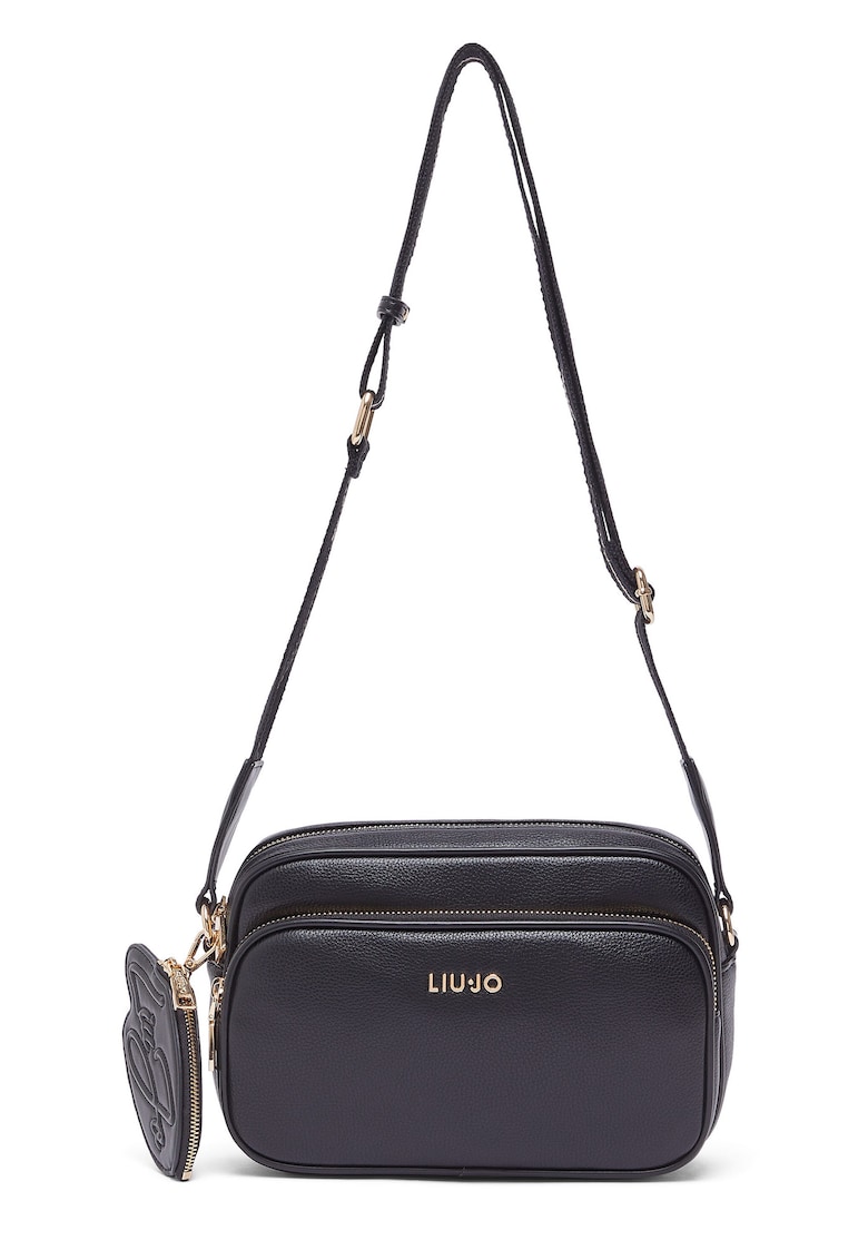 Geanta crossbody cu portmoneu - Negru