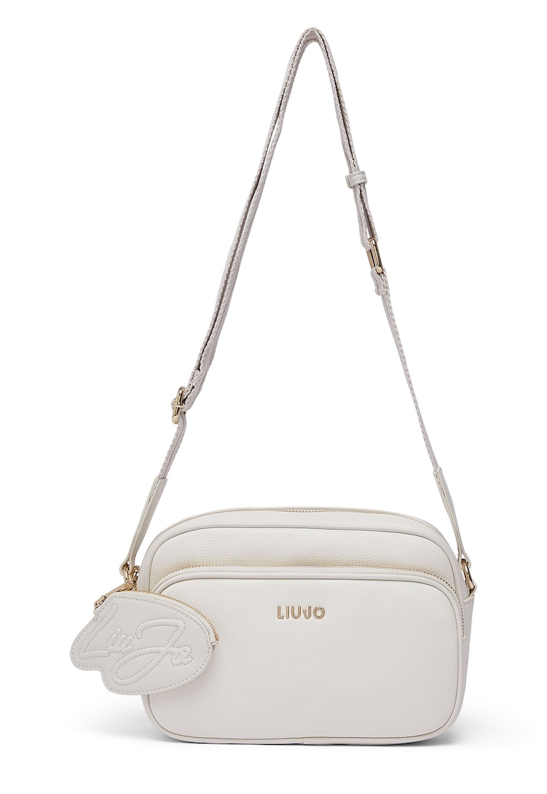 Geanta crossbody cu portmoneu - Alb murdar
