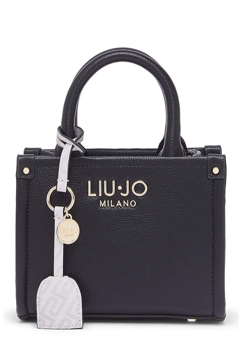 Geanta crossbody mica de piele ecologica - Negru