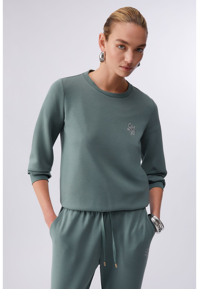 Bluza de trening cu logo Scuba - Verde