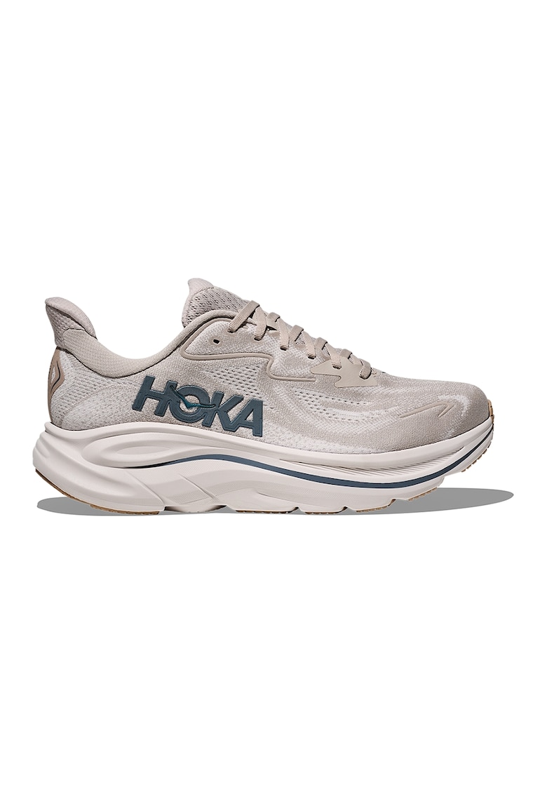 Pantofi Clifton 10 cu logo pentru alergare - Bej