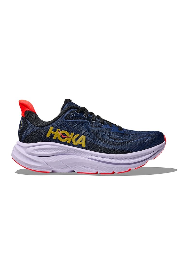 Pantofi Clifton 10 cu logo pentru alergare - Bleumarin