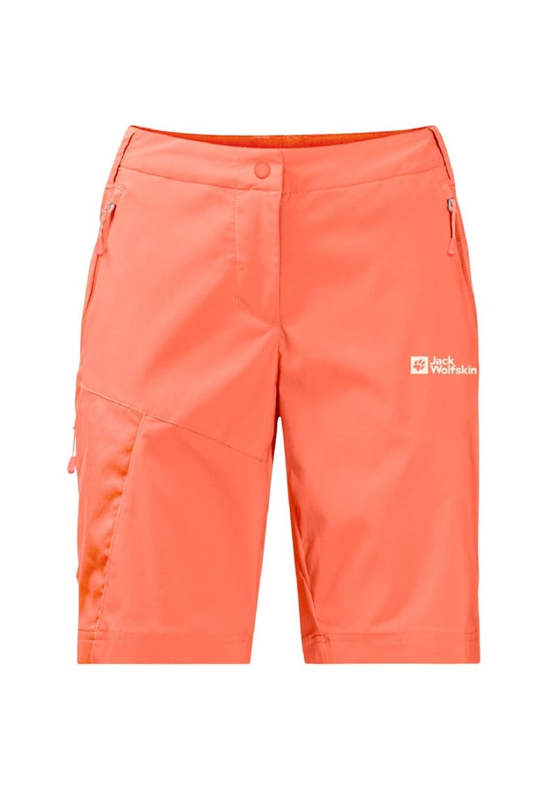 Pantaloni scurti trekking dama Glastal-Portocaliu-40