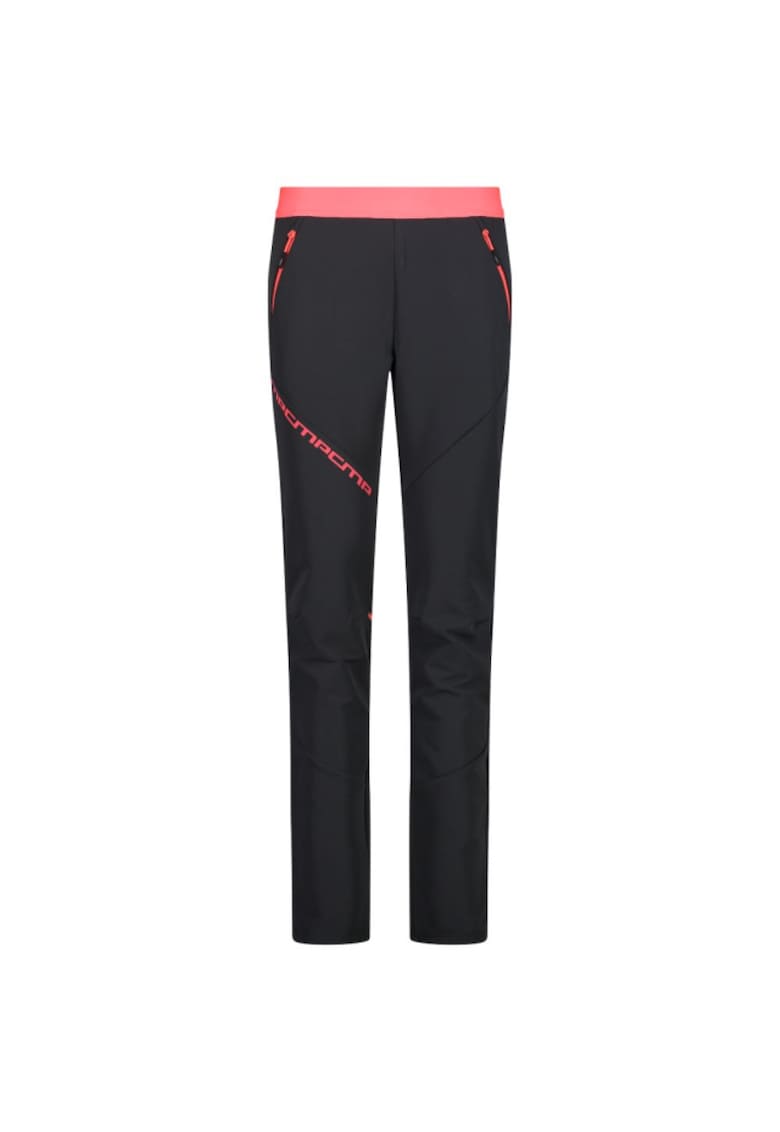 Pantaloni trekking dama 33T2726 FW 2024 - Negru/Coral
