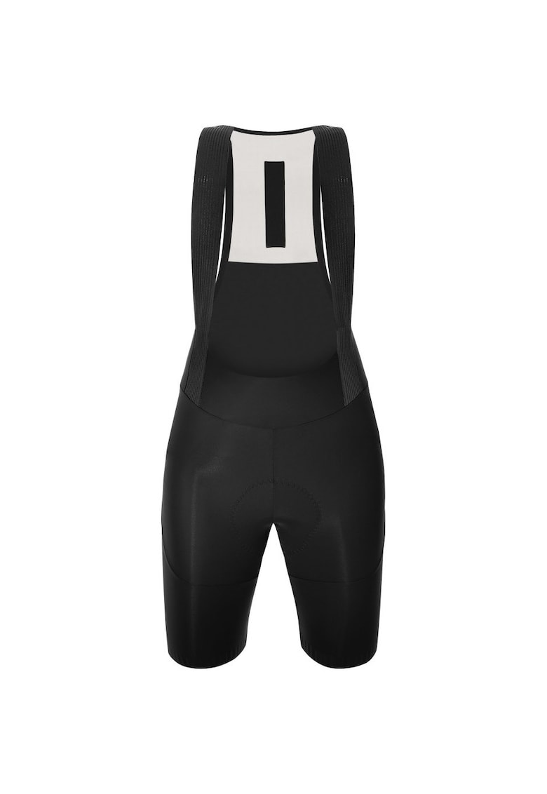 Pantaloni scurti ciclism cu bretele dama Plush