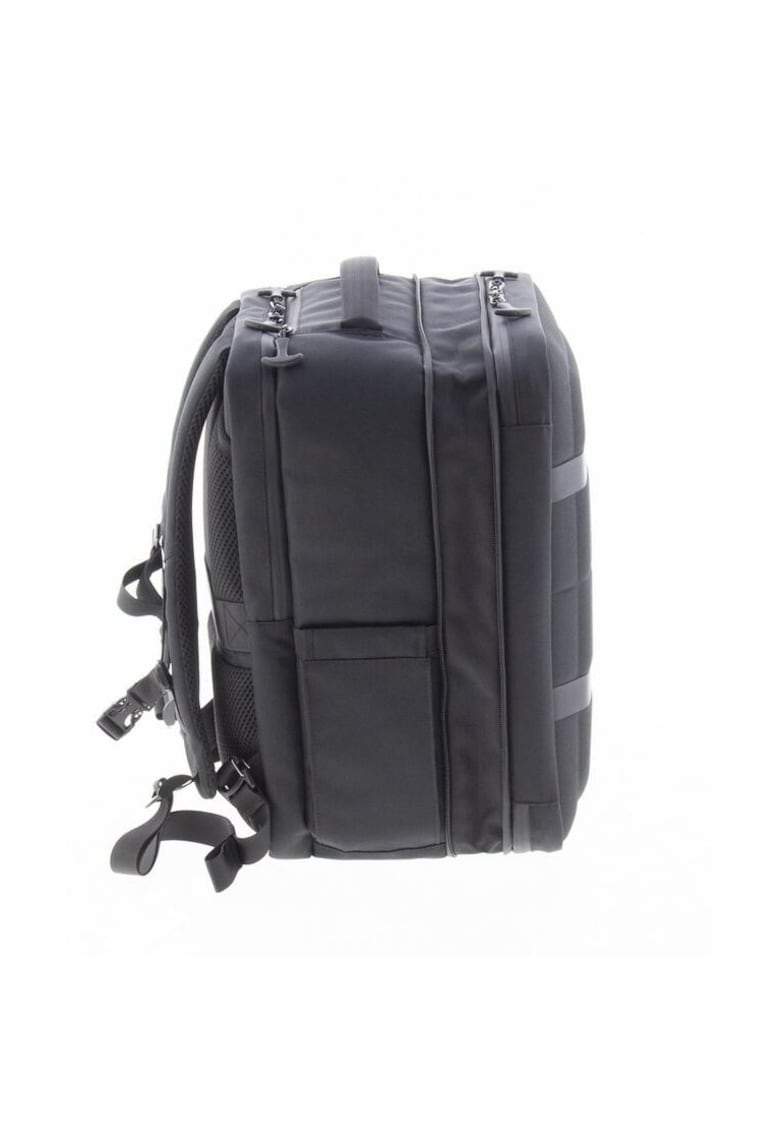 Rucsac avion 40x30x20/25 cm extensibil Defender - bagaj de mana Wizz Air/Ryanair - poliester - 24/30L - negru