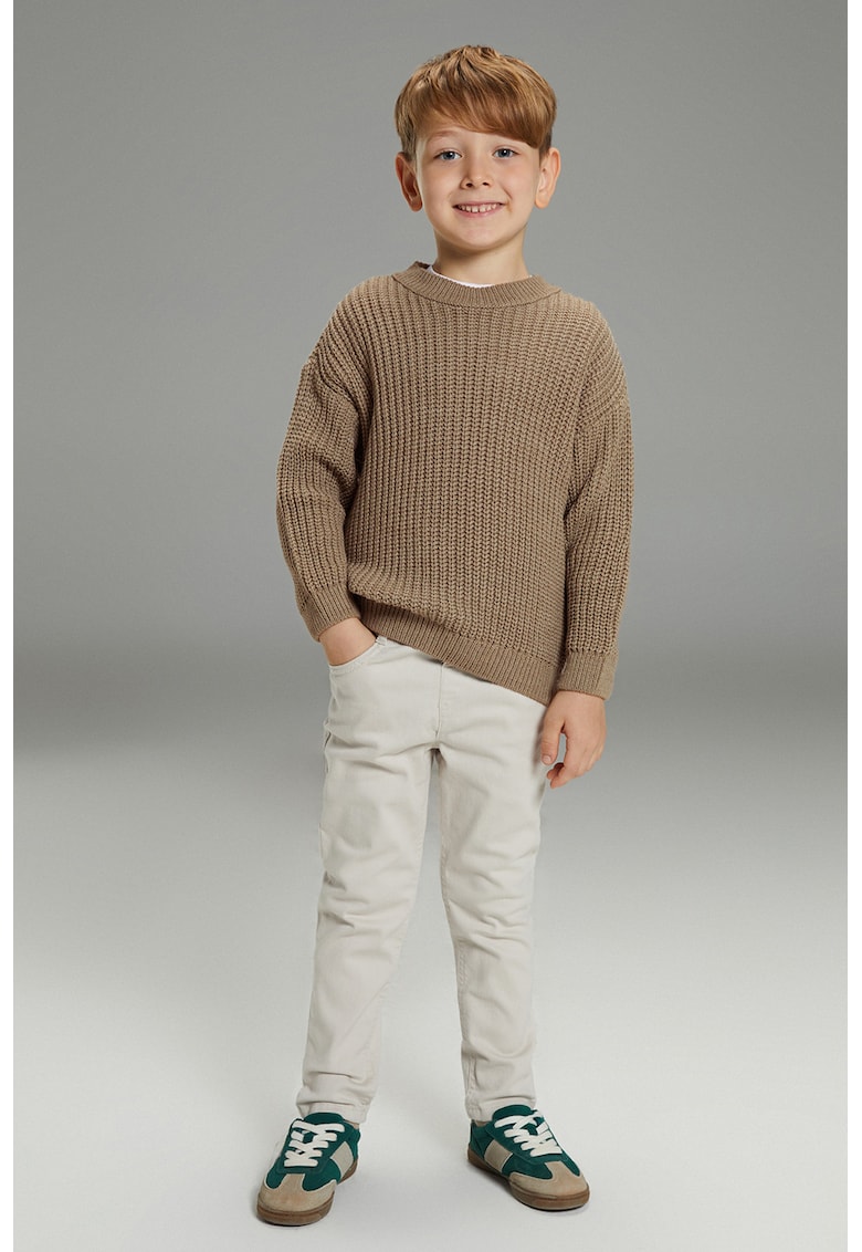 Pulover regular fit - Maro deschis