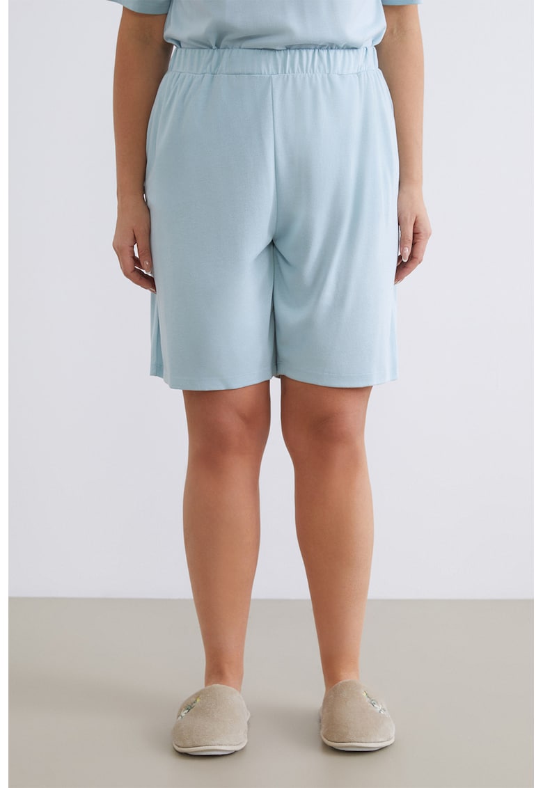 Pantaloni scurti de pijama - Albastru deschis