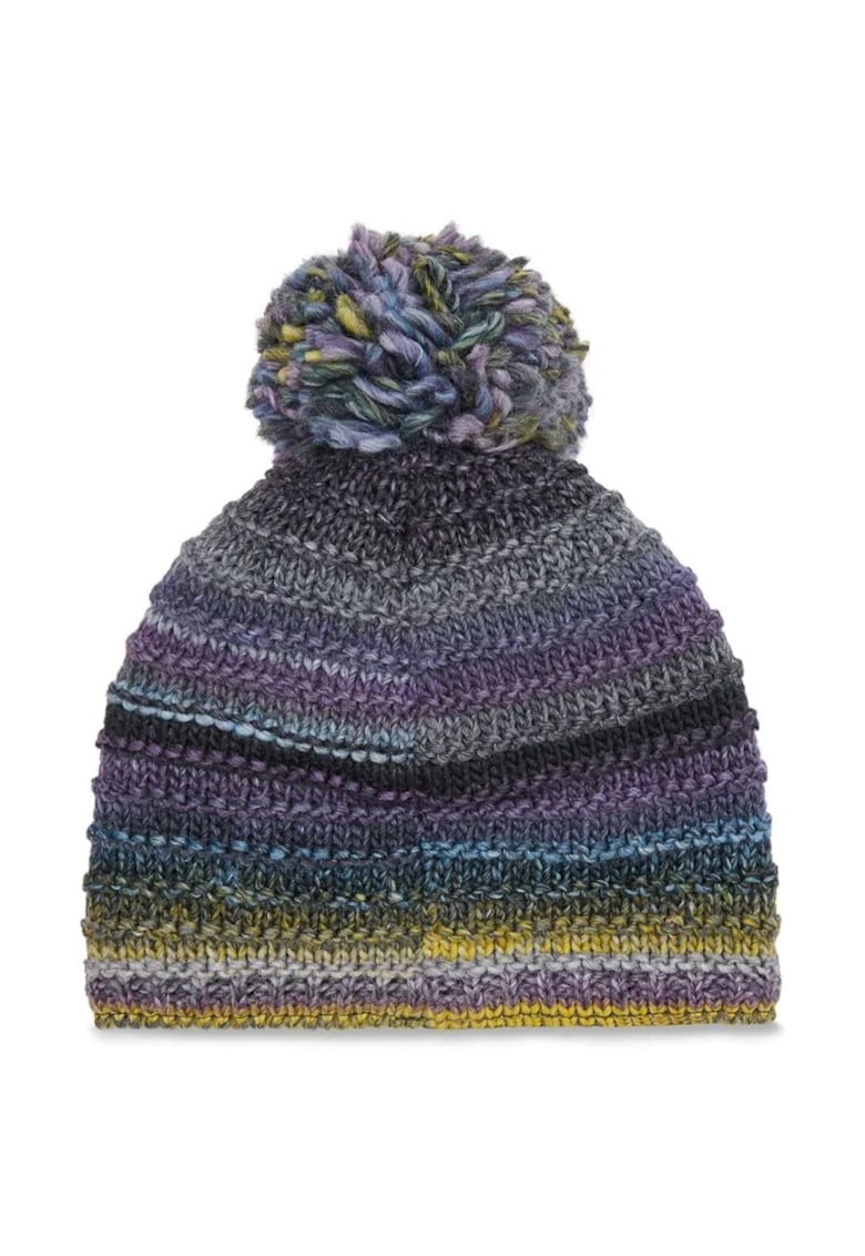 Caciula schi Eisbar Mikata Pompon - Gri/Galben