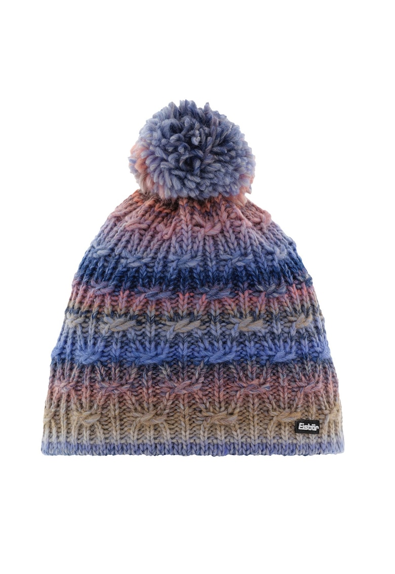 Caciula schi Eisbar Anka Pompon - Violet/Albastru