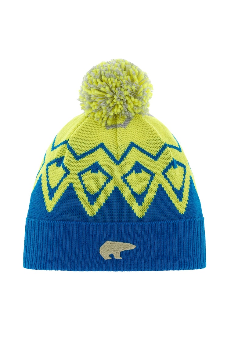 Caciula schi Eisbar Ziggy - Galben/Albastru