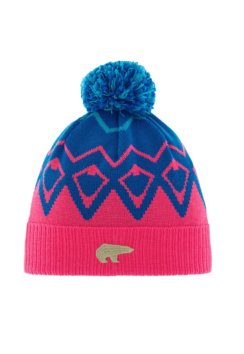 Caciula schi Eisbar Ziggy - Roz/Albastru