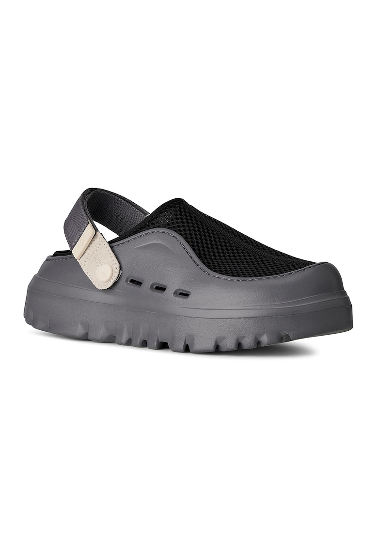 Saboti slingback PeakMod Breathe - Negru/Gri inchis