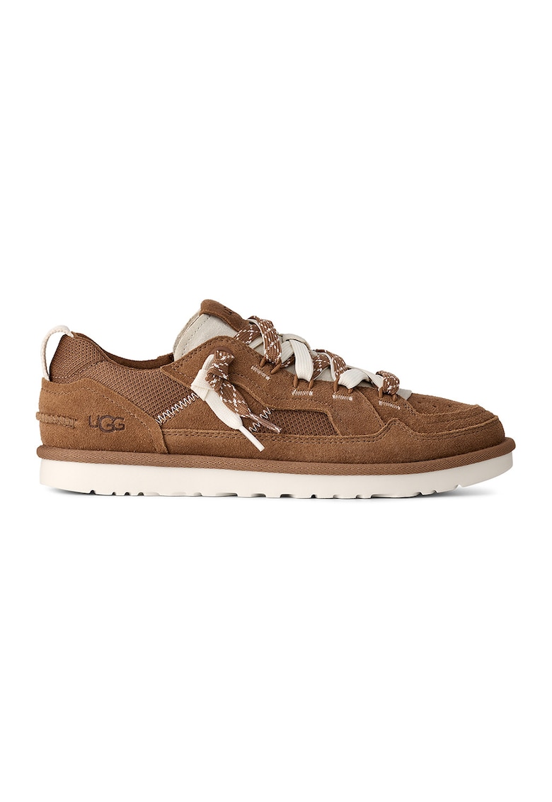 Pantofi sport din piele intoarsa si material textil Minimel - Maro scortisoara