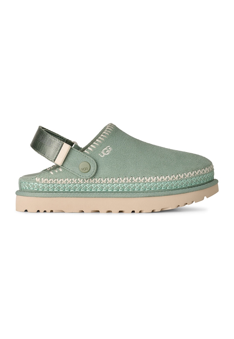 Saboti slingback Goldenstar Meadow - Verde deschis