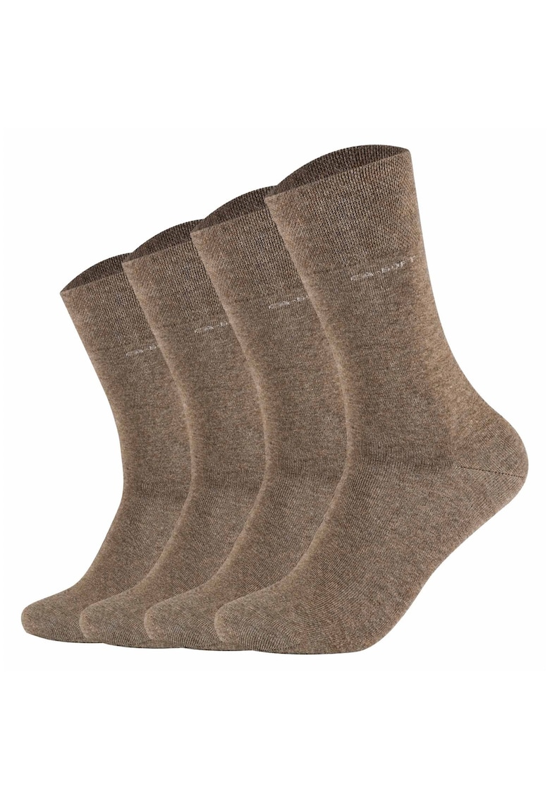 Set de sosete lungi unisex - 4 perechi - Maro