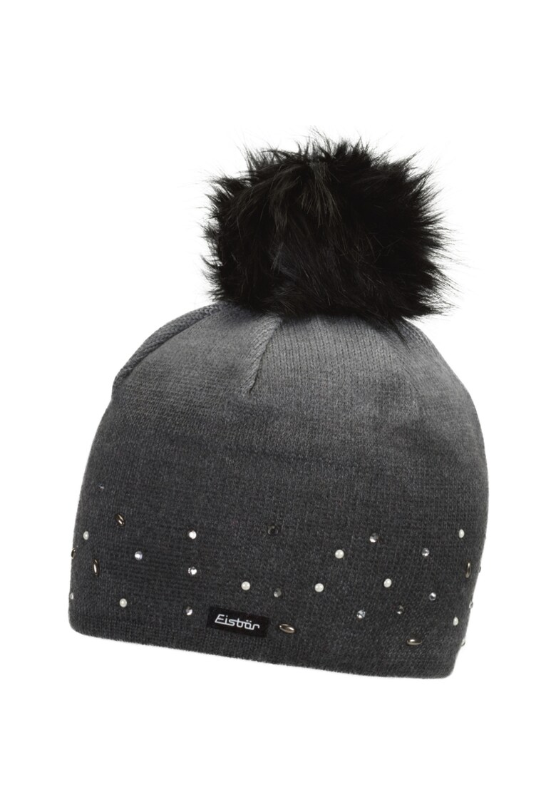 Caciula schi dama Eisbar Dip Dye Lux Crystal-Gri