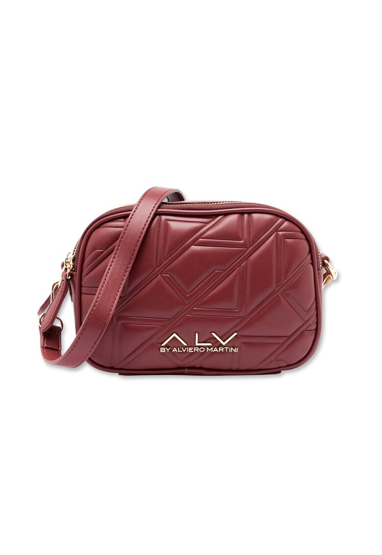 Geanta crossbody cu bareta ajustabila Oriana Chic - Rosu