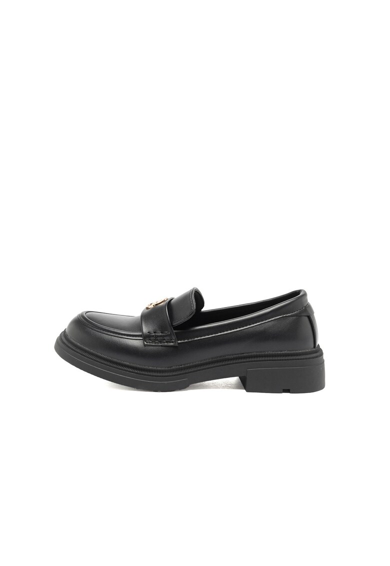 Pantofi loafer din piele ecologica Valoria Lux - Negru