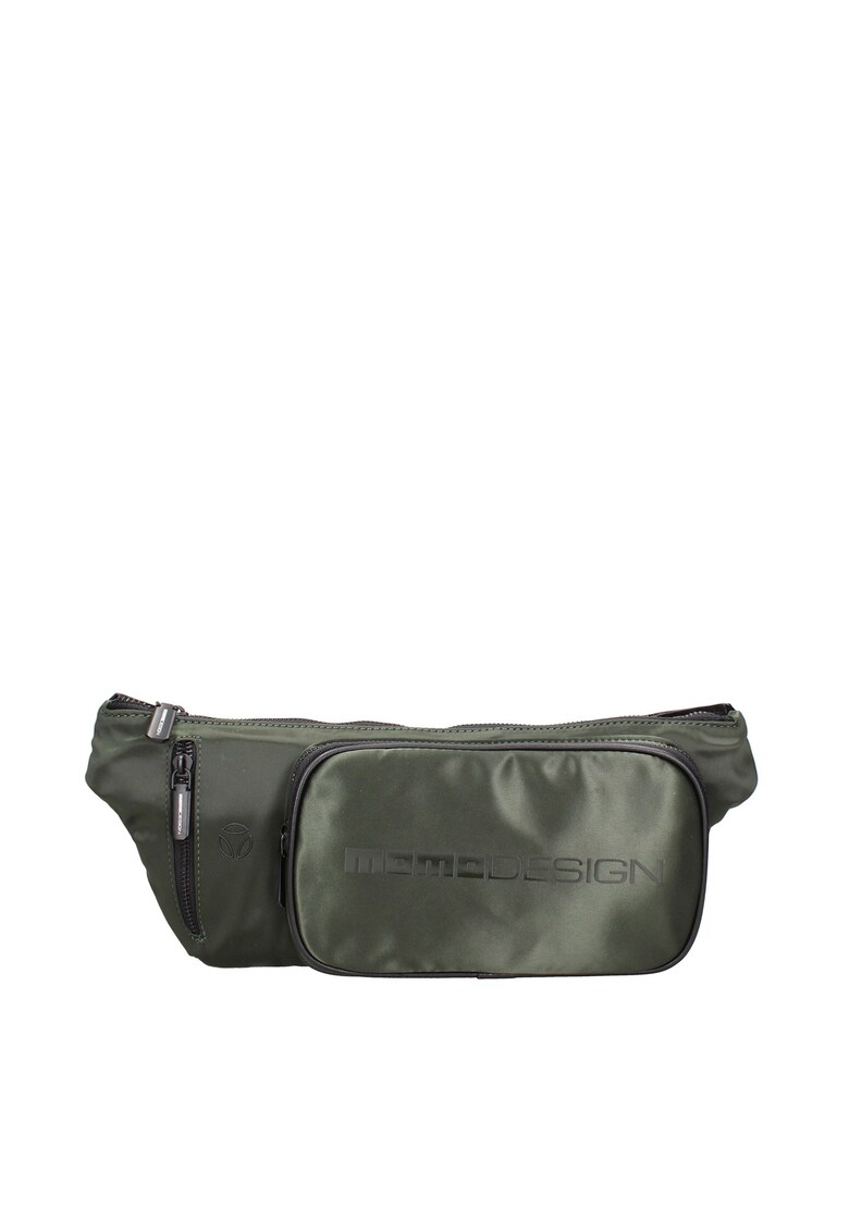 Borseta cu fermoar si imprimeu logo Kryos Chic - Kaki