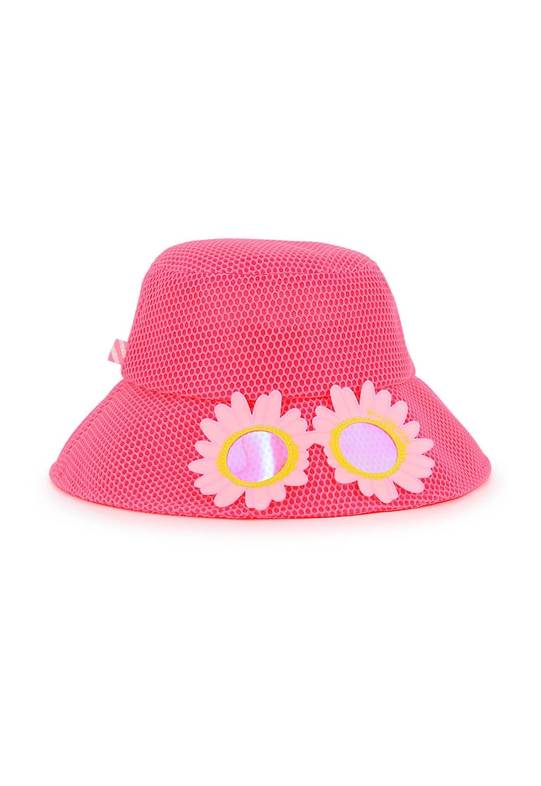 Palarie bucket de plasa - Roz