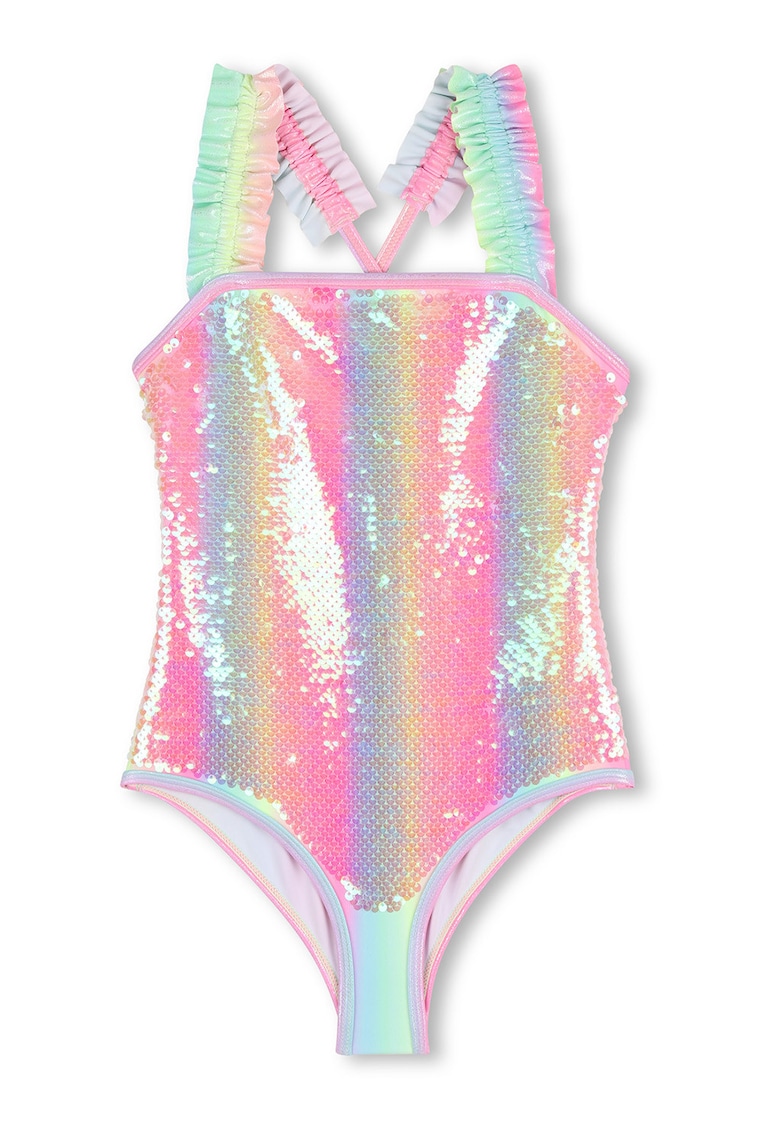 Costul de baie intreg cu paiete - Multicolor