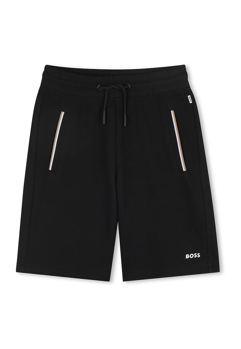 Pantaloni scurti de bumbac - Negru