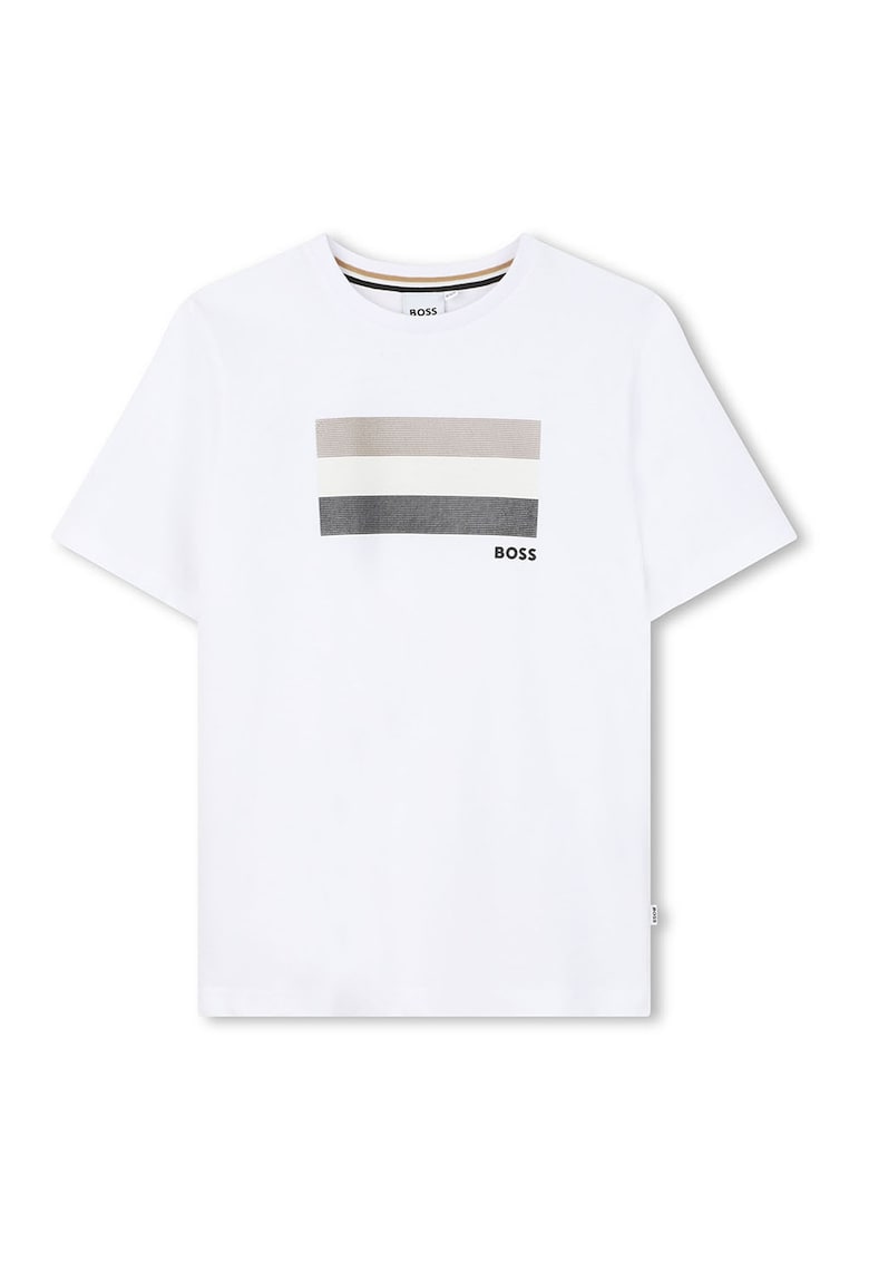 Tricou de bumbac cu imprimeu - Alb
