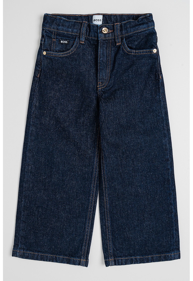 Blugi cu talie ajustabila - Bleumarin