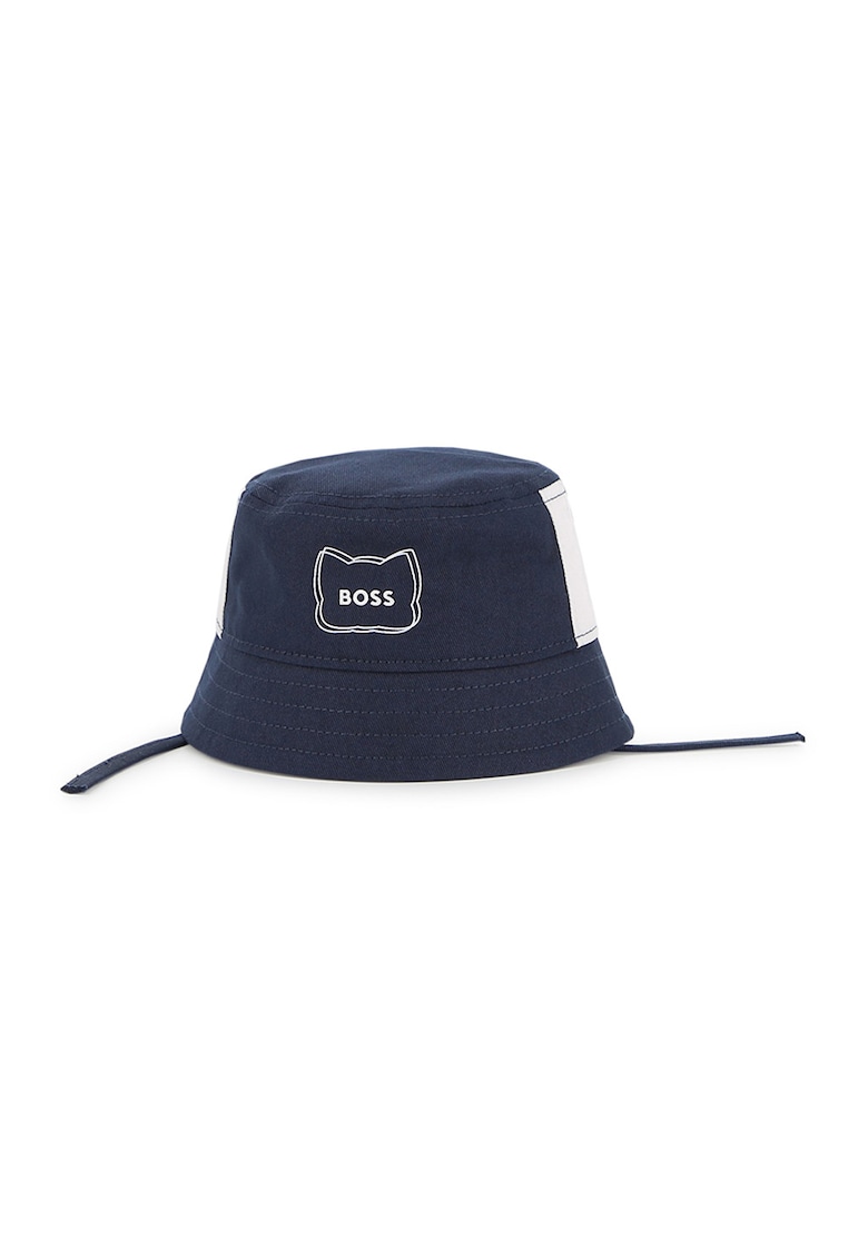 Palarie bucket cu logo - Bleumarin