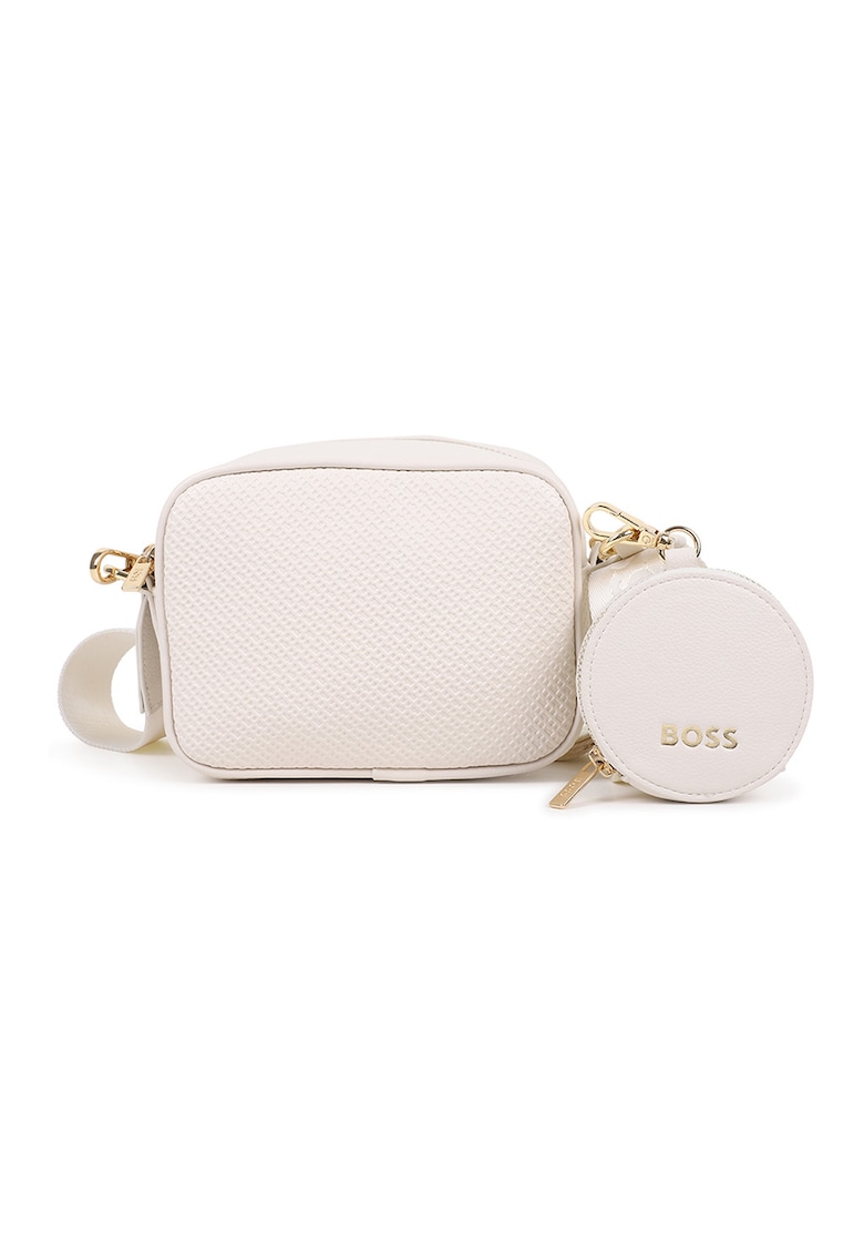 Geanta crossbody cu etui detasabil - Alb fildes