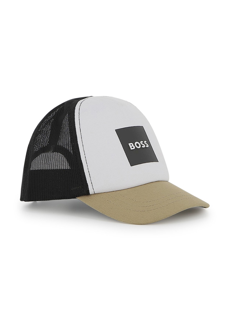 Sapca cu logo Trunk - Negru/Maro nisip