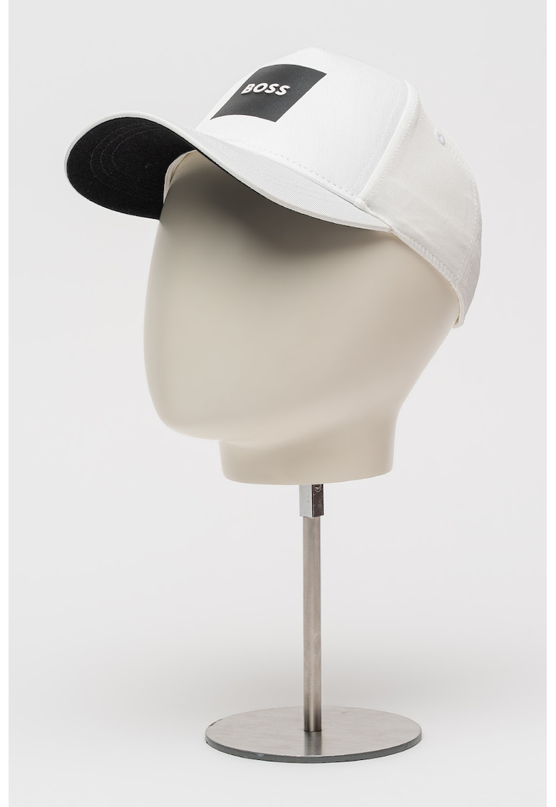 Sapca basebal cu logo - Alb/Negru