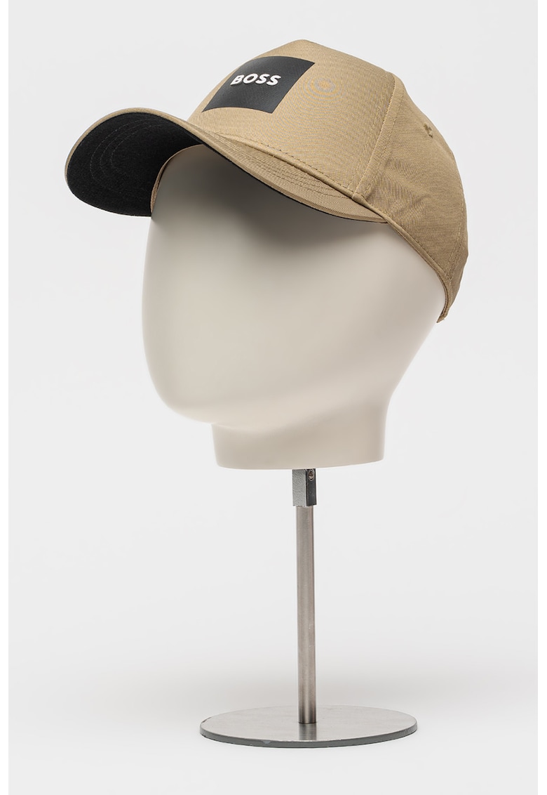 Sapca basebal cu logo - Negru/Kaki