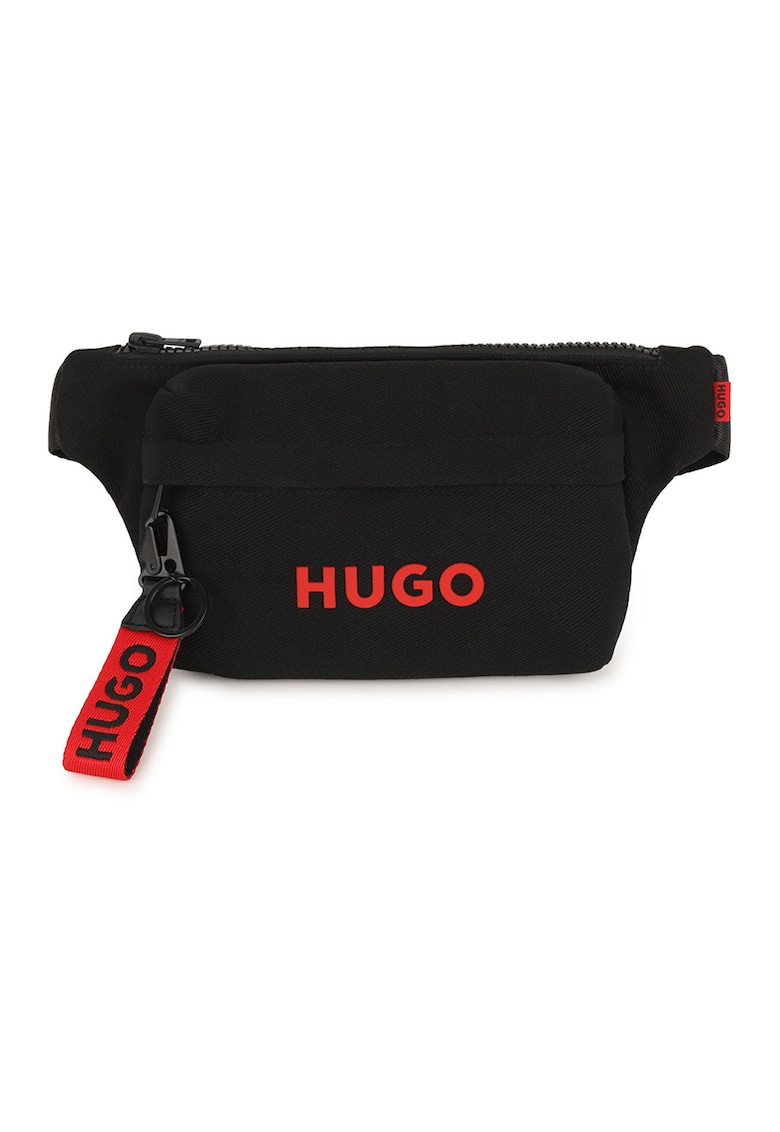 Borseta cu detalii logo - Rosu/Negru