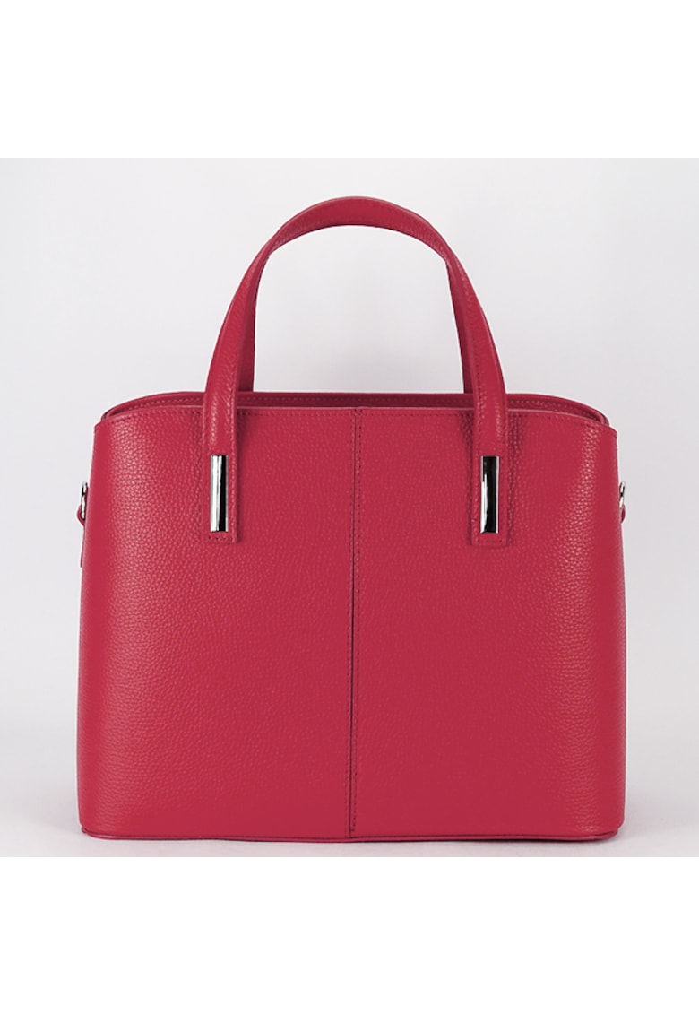 Geanta mare din piele naturala 8922 M6 Rosu 19173 - Rosu