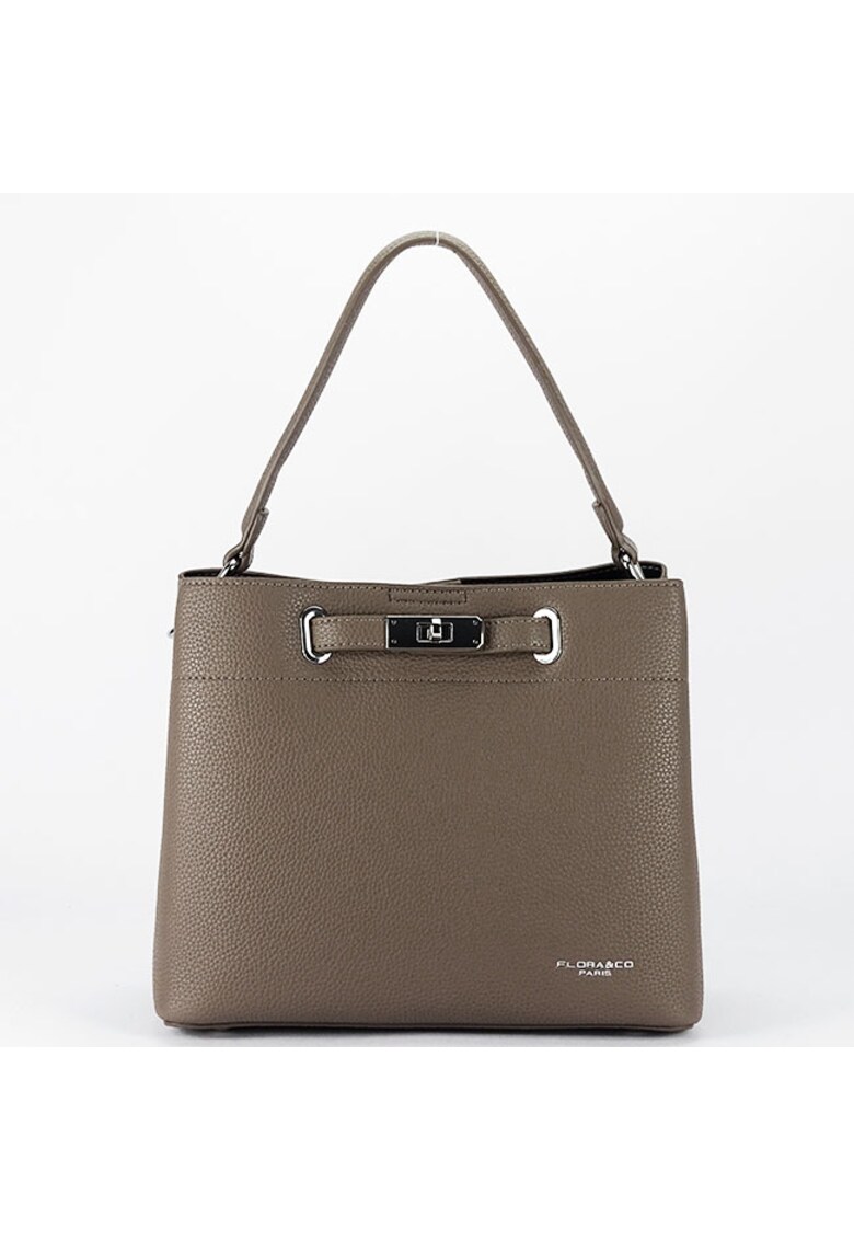 Geanta medie F8510 M3 - Maro taupe - 21x25x11