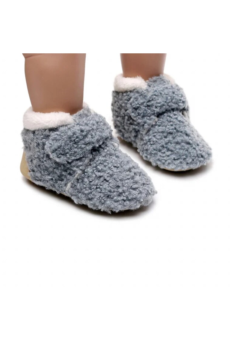 Botosei imblaniti bleu cu alb pentru baietei - Albastru