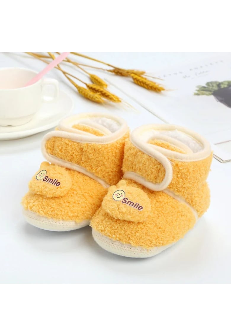 Cizmulite galbene plusate - smile - Galben